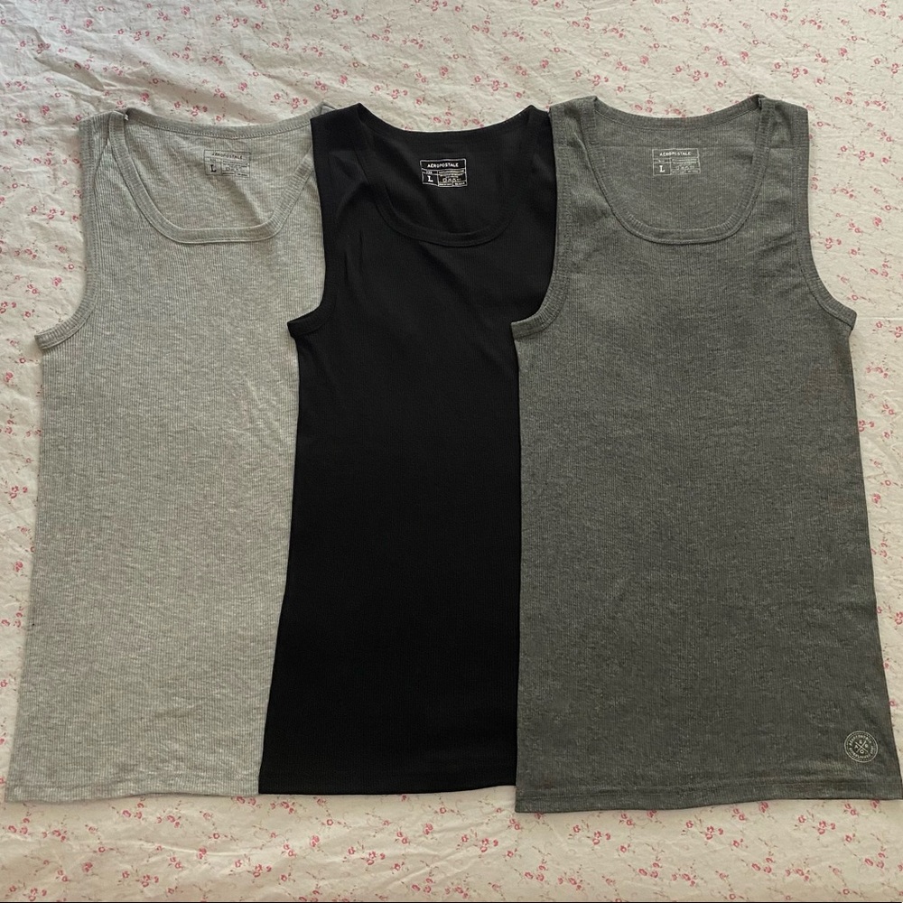 Aeropostale, 3 Tank Tops, Large